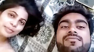 Desi lover cute after fuck selfie