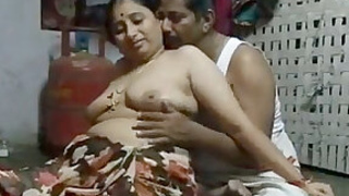 Telugu auntie enjoying passionate amateur fucking here