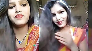 Bd desi boudi imo live in saree