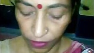 Desi aunt sucking her son best friend cock