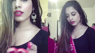 sexy desi babe hot expression in HOLI