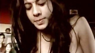 Indian teenage hottie gives a blowjob and jerks her tits off before getting fucked