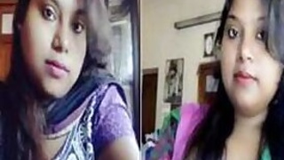 Cameraman films the Desi wife touching nipples before amateur sex