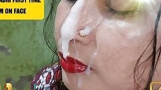 Salu bhabhi first cum on her face