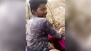 Slutty Dehati fucks outdoors on webcam with local guys