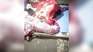 Rustic Indian woman drilled by Kashmiri XXX partner under blanket