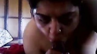 Fat Goan lady devours cock and speaks obscenities