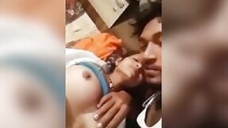 Desi woman with big saggy xxx boobs posing for her camera