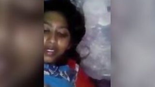 Desi warming enjoys cum on her breasts from her boyfriend MMC