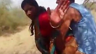 Sex clip of indian aunt with hubby outdoors