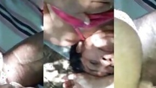 Desi man pierces XXX pussy of insatiable Bhabha in outdoor MMS clip