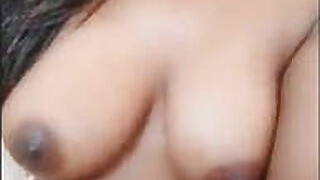 Sri Lankan Girl with Big Breasts Shows Her Boobs
