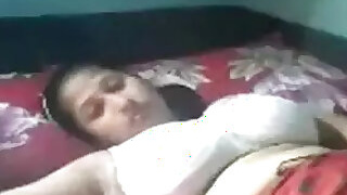 Pakistani guy chewing on his big breasts
