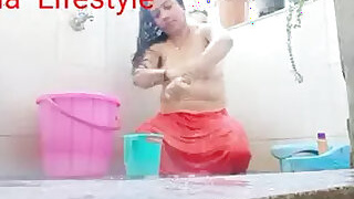 Sona Bhabha's new video blog with a hot shower