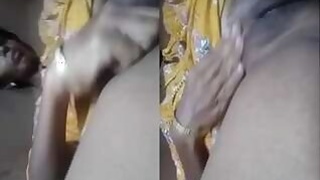 Tamil Bhabhi Shows Tits and Pussy