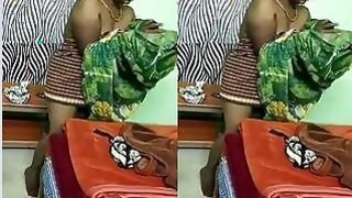 Tamil wife wearing clothes after sex