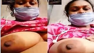 Sexy Desi Budi Shows Her Big Tits and Pussy Video Call