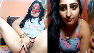 Most sought after Bhabhi Latasha Shows her tits and finger jerks Part 3