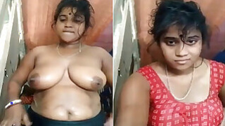 A horny Boady shows off her big tits and wet pussy.