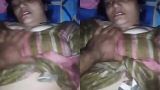 Desi Wife Presses Her Breasts and Fucks Her Husband Part 3