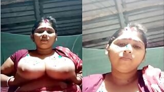Desi Budi Shows Her Big Boobs Part 3