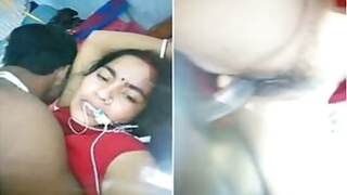 Hot Couple Desi Romance Shaving Pussy and Fucking Part 7